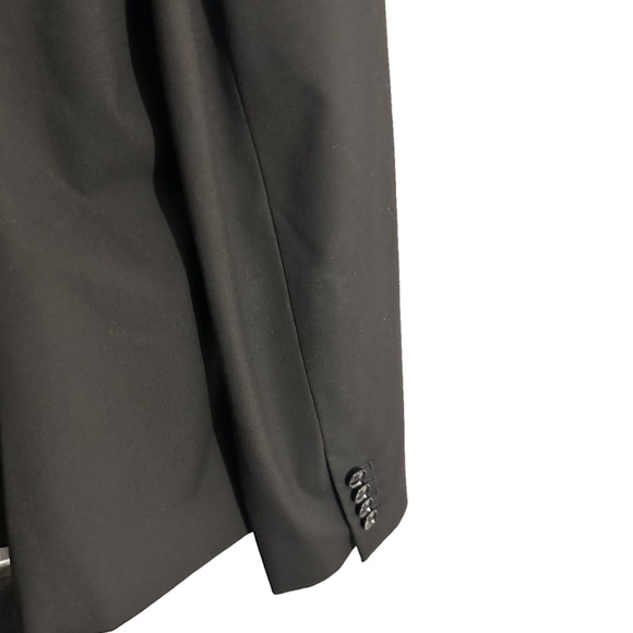 Ann Taylor 16 black one button lined blazer suit jacket - Picture 5 of 8